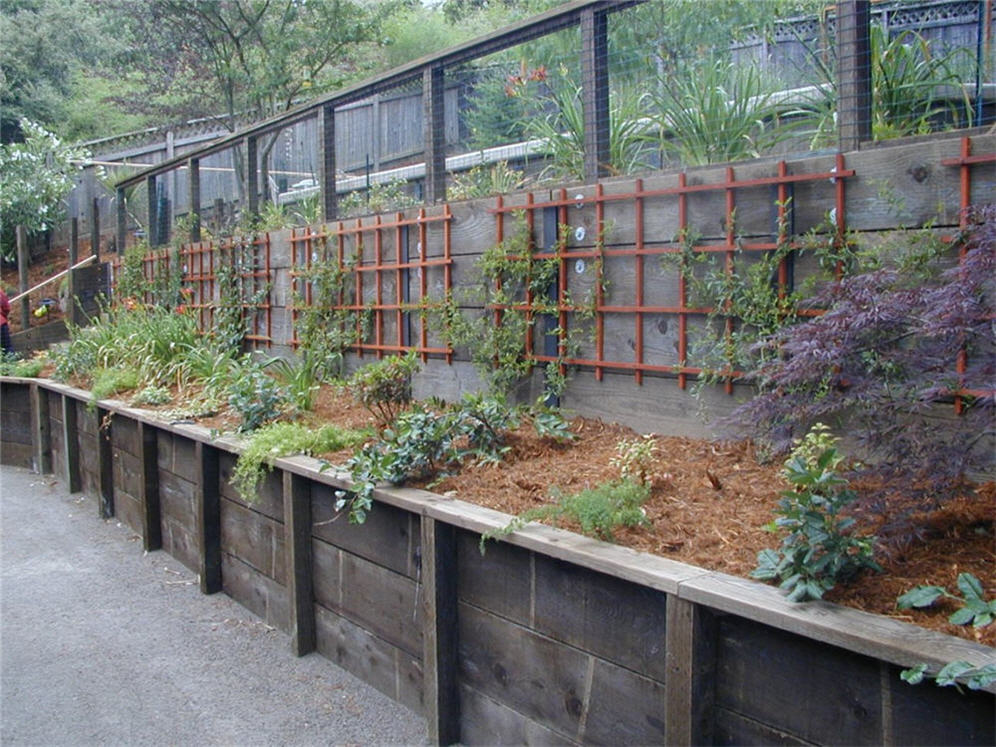 Wooden Raised Planter