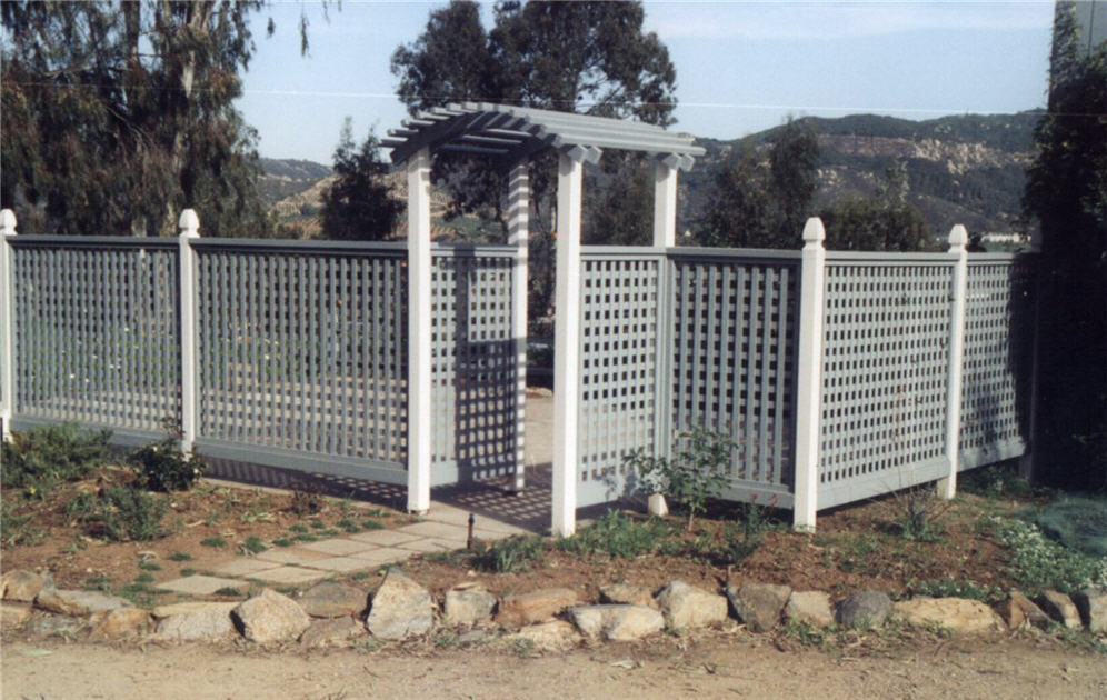 Arch Arbor Entry