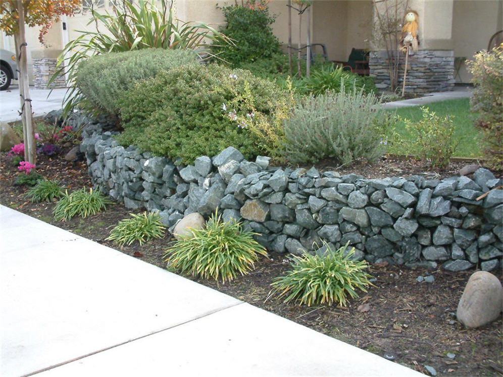 Blue Stone Wall