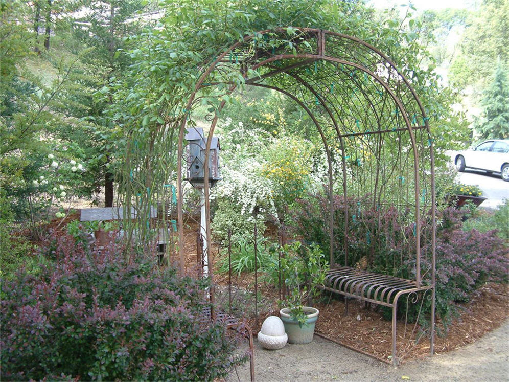 Wire Arbor in Spring