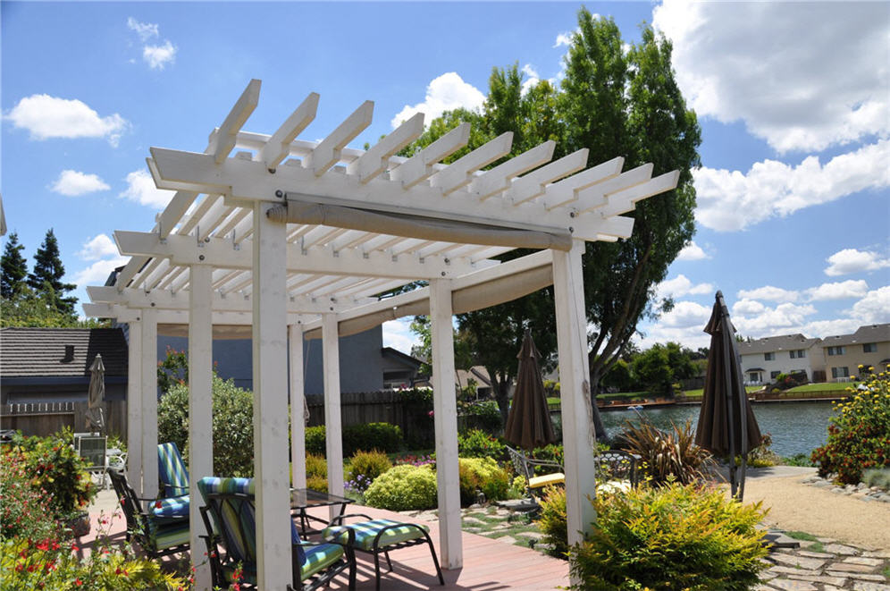 Price Garden Trellis and Lake View