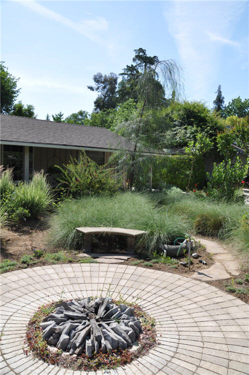 Fire Pit and Seating Area